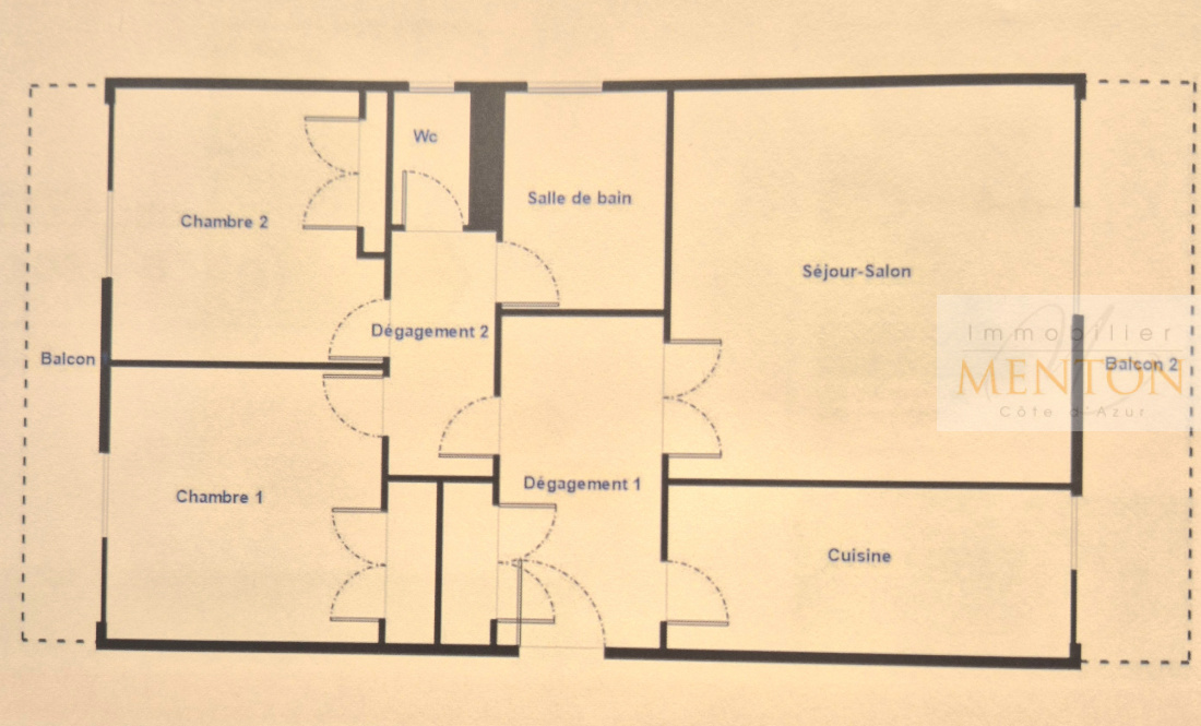 plan de l 'appartement