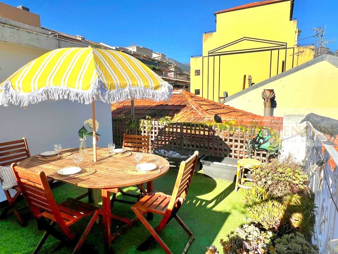 1 ere terrasse en dernier étage